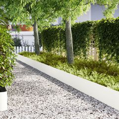 Περίγραμμα γκαζόν 30 τμχ. 100 x 0,05 x 30 εκ Λευκό 3335782