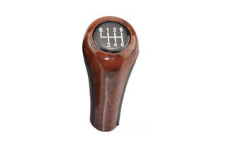Leather Luxe Πόμολο - Λεβιέ 6 Ταχυτήτων Για BMW E46-E53-E60-E61-E63-E65-E81-E82-E83-E87-E90-E91-E92-X1-X3-X5 Ξύλινο
