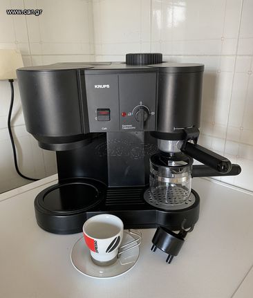 Καφετιέρα ΚRUPS espresso capuccino φίλτρου αφρόγαλα