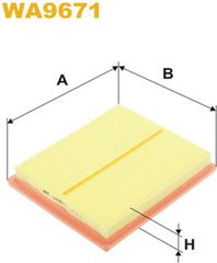 Wix Filters Φίλτρο Αέρα - WA9671