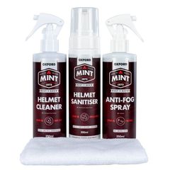 ΚΙΤ ΚΑΘΑΡΙΣΜΟΥ ΚΡΑΝΟΥΣ ΜΕΓΑΛΟ ΜΕ ΠΑΝΙ Mint Helmet Care Kit XL OC504 OXFORD