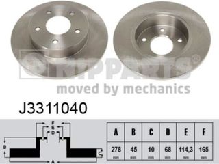 Nipparts Δισκόπλακα - J3311040