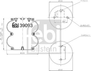 Febi Bilstein Φούσκα, Πνευματική Ανάρτηση - 39093