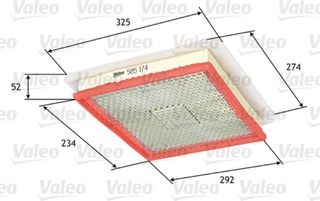 Valeo Φίλτρο Αέρα - 585174