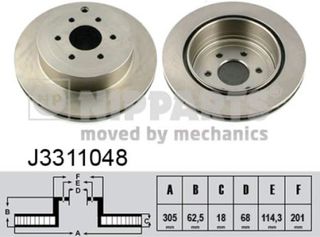 Nipparts Δισκόπλακα - J3311048