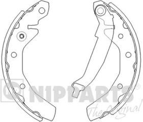 Nipparts Σετ Σιαγόνων Φρένων - J3500905