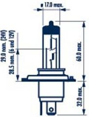Narva Λυχνία, Μεγάλα Φώτα - 482203000