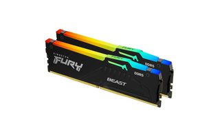 Kingston KF560C36BBEAK2-64 Fury Beast RGB 64GB DDR5 RAM με 2 Modules (2x32GB) και Ταχύτητα 6000 για Desktop