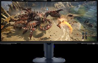 Dell AW3425DWM Ultrawide Gaming Monitor 34" QHD 3440x1440 180Hz με Χρόνο Απόκρισης 1ms GTG