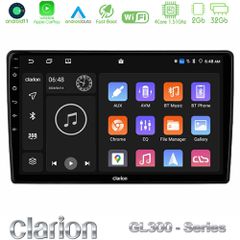 Clarion GL300 Series 4Core Android11 2+32GB Navigation Multimedia Tablet 9" Με Carplay & Android Auto