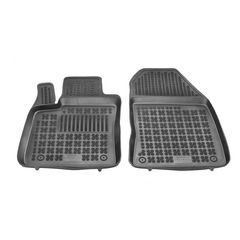 Πατάκια Σκαφάκια 3D Από Λάστιχο Tpe Για Ford Transit Courier 2014- Rezaw Plast 2 Τεμάχια Μαύρα