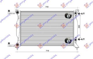 Ψυγειο Νερου 2.0 Tfsi Βενζινη Αυτοματο (630X410) Audi A4 04-07 - 021706330