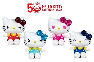 HELLO KITTY - Assortment of 24 Plushs - 4 Models - 16cm