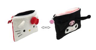 HELLO KITTY & KUROMI - Reversible Plush Case