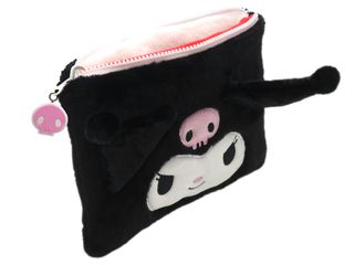 HELLO KITTY & KUROMI - Reversible Plush Case-thumb-3