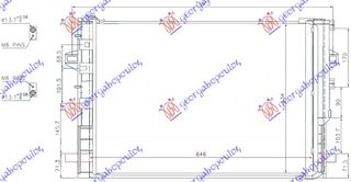 Ψυγειο A/C ΒΕΝΖ-ΠΕΤΡ (61x45,8) Infinity QX30 16- - 404406400