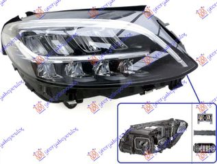 Φανος Εμπρος Multibeam Led (ΧΩΡΙΣ ΛΟΓΟΤΥΠΟ) (HELLA) Δεξια Mercedes C Class (C205/A205) COUPE/CABRIO 18-21 - 536505161