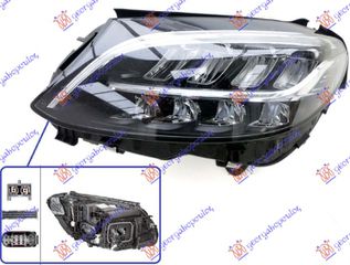 Φανος Εμπρος Multibeam Led (ΧΩΡΙΣ ΛΟΓΟΤΥΠΟ) (HELLA) Αριστερα Mercedes C Class (W205) SDN/S.W. 18-21 - 536405162