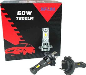 Λάμπες Led Η7 60W 7200LM 2 Τεμάχια