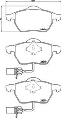 Brembo Σετ τακάκια, Δισκόφρενα - P 85 085