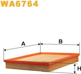 Wix Filters Φίλτρο Αέρα - WA6764