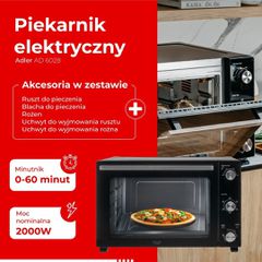 Adler AD 6028 oven Black-thumb-2