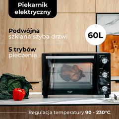 Adler AD 6028 oven Black-thumb-3