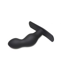 P-Spot Plugger 28X Silicone Prostate Plug with Harness & Remote Control