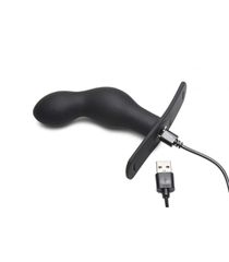 P-Spot Plugger 28X Silicone Prostate Plug with Harness & Remote Control-thumb-2
