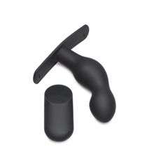 P-Spot Plugger 28X Silicone Prostate Plug with Harness & Remote Control-thumb-3