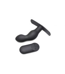 P-Spot Plugger 28X Silicone Prostate Plug with Harness & Remote Control-thumb-1