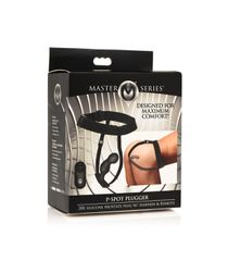 P-Spot Plugger 28X Silicone Prostate Plug with Harness & Remote Control-thumb-5