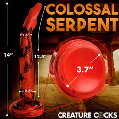 King Cobra Large Silicone Dildo 35.5 Cm-thumb-4