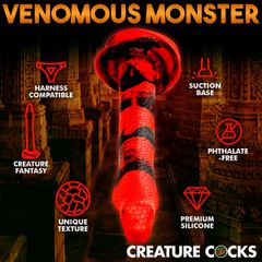 King Cobra Large Silicone Dildo 35.5 Cm-thumb-7