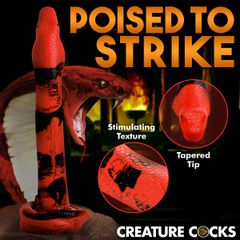 King Cobra Large Silicone Dildo 35.5 Cm-thumb-5