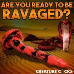 King Cobra Large Silicone Dildo 35.5 Cm-thumb-3