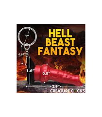 Hell-hound Silicone Keychain-thumb-2