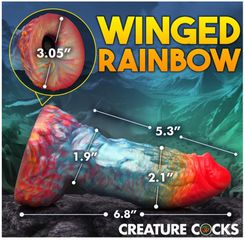 Rainbow Phoenix Silicone Vibrator-thumb-3