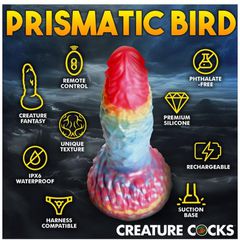 Rainbow Phoenix Silicone Vibrator-thumb-2