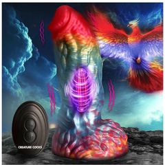 Rainbow Phoenix Silicone Vibrator-thumb-8