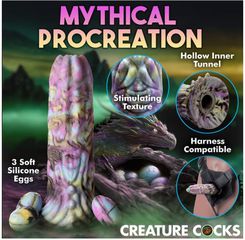 Dildo Dragon Spawn Ovipositor Dildo W/ Eggs-thumb-2