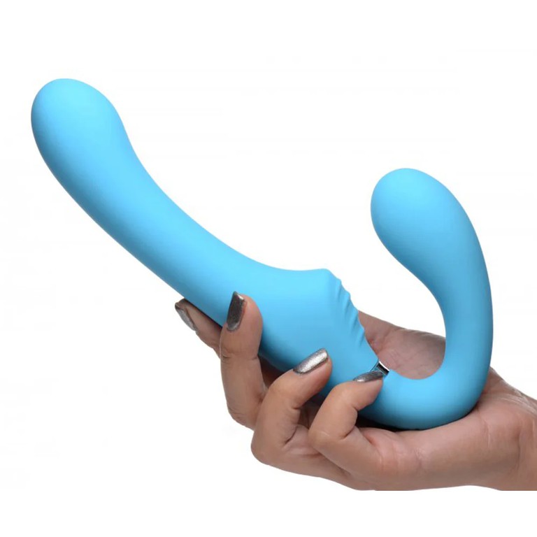Double Silicone Usb Harness W/ Blue Control