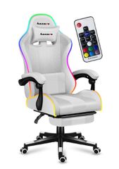 HUZARO FORCE 4.7 RGB White GAMING CHAIR