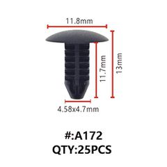 Maestro A172 Κλιπς Συγκρατησης Αμαξωματος (TREE TYPE)