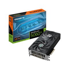 GIGABYTE GeForce RTX 5060 Ti EAGLE OC 8G Graphics Card - 8GB GDDR7, 128bit, PCI-E 5.0, 2617MHz Core Clock, 3 x DisplayPort, 1 x HDMI, GV-N506TEAGLE OC-8GD