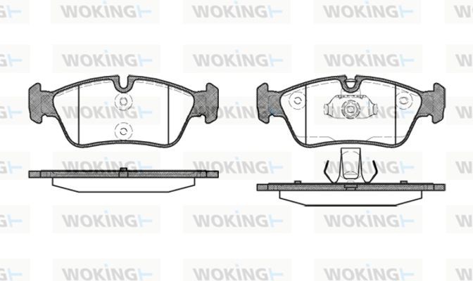Woking Σετ τακάκια, Δισκόφρενα - P2843.40