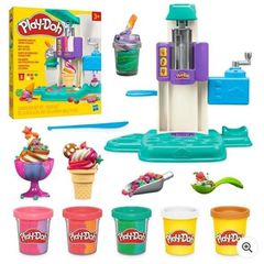 Play-Doh - Rainbow Swirl Ice Cream Playset (G0028) / Toys