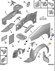 ΘΟΛΟΣ ΕΜΠΡΟΣ ΔΕΞΙΟΣ CITROEN JUMPY 2004-2007, PEUGEOT EXPERT 2004-2007, FIAT SCUDO 2004-2007 ΚΑΙΝΟΥΡΙΟΣ ΓΝΗΣΙΟΣ 7136T1 ΕΙΔΙΚΗ ΤΙΜΗ !!!
