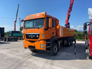 Ανατροπή + Γερανός MAN 2010 TGS 33.480 6X4