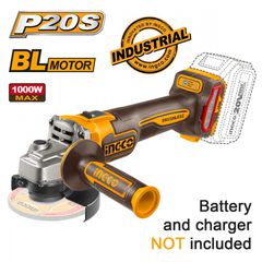 CAGLI27153E Γωνιακός Τροχός Μπαταρίας 115mm 20V (Solo) - SOLO - INGCO (#CAGLI27153E)
